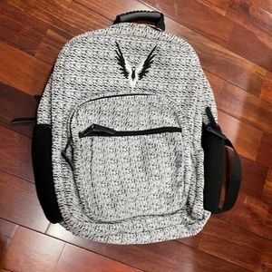 Black and white eagle backpack